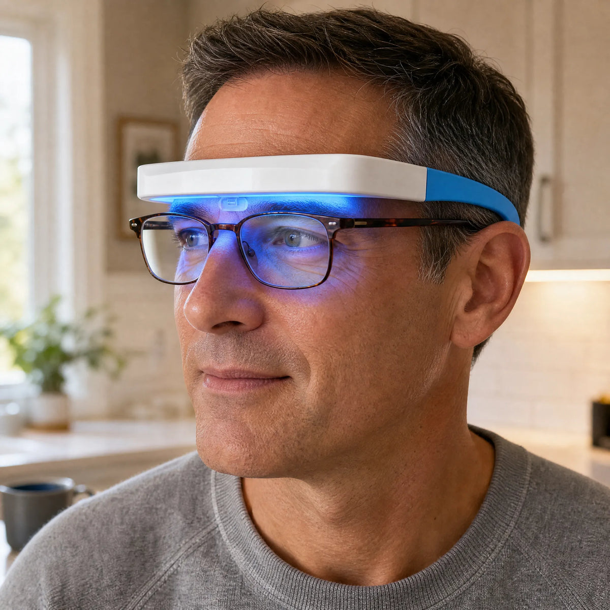 MEINNO Dawn  Blue and Daylight White Light Glasses