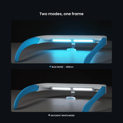 MEINNO Dawn  Blue and Daylight White Light Glasses