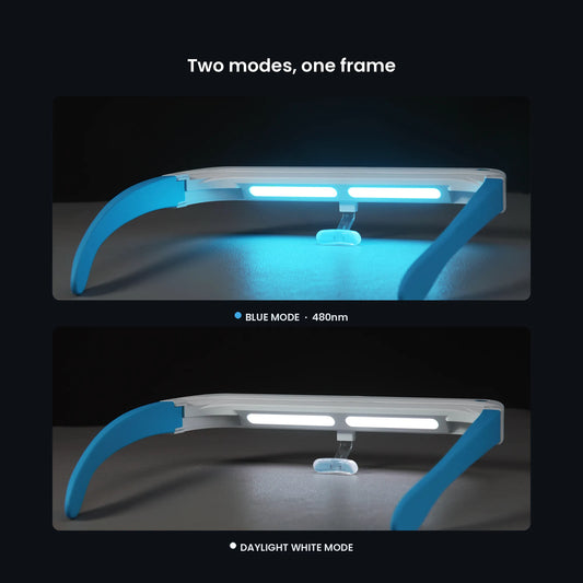 MEINNO Dawn  Blue and Daylight White Light Glasses