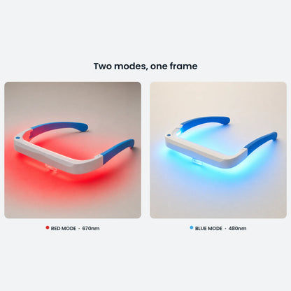 MEINNO Duo — 670nm Red + 480nm Blue Light Glasses